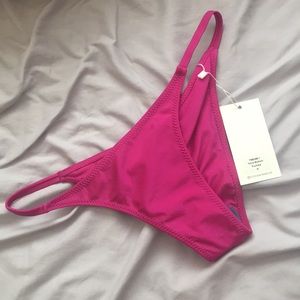 White Fox Fuchsia Bikini Bottom